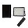 Dimmbarer LED-Outdoor-Solarstrahler LED/15W/3,2V IP65 6400K 12000 mAh schwarz + Fernbedienung