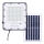 Dimmbarer LED-Outdoor-Solarstrahler LED/50W/3,2V 4500K IP65 schwarz + Fernbedienung
