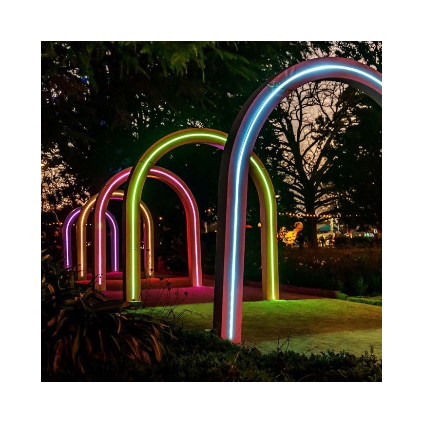 Dimmbarer LED-RGB-Solarstreifen LED/1,2W/3,7V IP67 5m + Fernbedienung