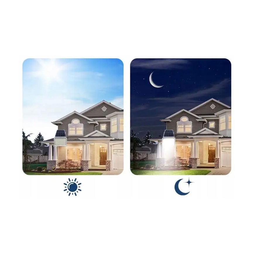 Dimmbarer LED-Solarstrahler LED/150W/3,2V 5000K 15000 mAh IP65 schwarz + Fernbedienung