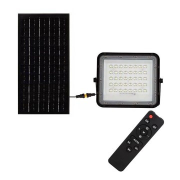 Dimmbarer LED-Solarstrahler für den Außenbereich LED/10W/3,2V IP65 6400K schwarz + Fernbedienung