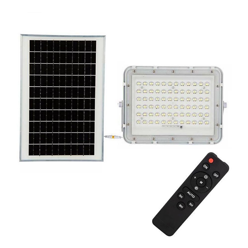 Dimmbarer LED-Solarstrahler für den Außenbereich LED/15W/3,2V IP65 4000K weiß + Fernbedienung