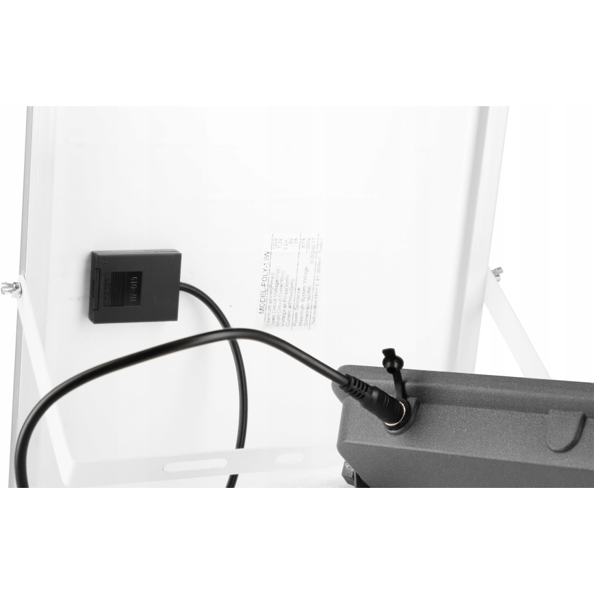 Dimmbarer LED-Solarscheinwerfer LED/50W/3,2V 5000K 6000 mAh IP65 schwarz + Fernbedienung