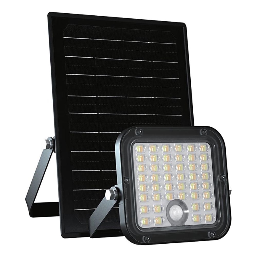 Dimmbarer LED-Solarstrahler mit Sensor LED/10W/3,7V 4000/6000K IP65 3600 mAh + Fernbedienung