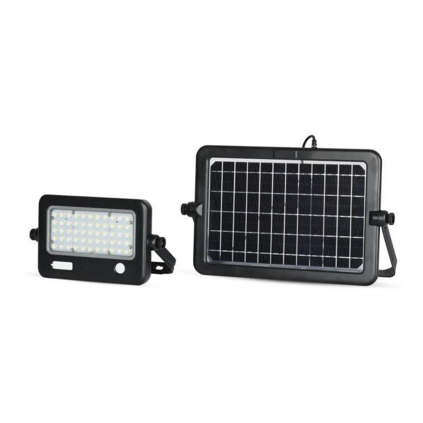 Dimmbarer LED-Solarstrahler mit Sensor LED/10W/3,7V 4000K IP65 + USB-Anschluss