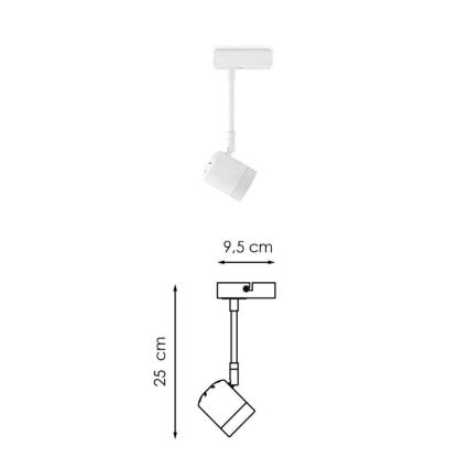 Dimmbarer LED-Strahler MANU 1xGU10/5,8W/230V weiß