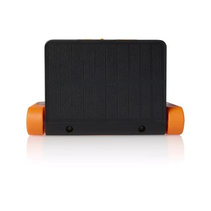 Dimmbarer, solarbetriebener, wiederaufladbarer LED-Strahler/10W/5V USB/6500K/IP44/1800 mAh