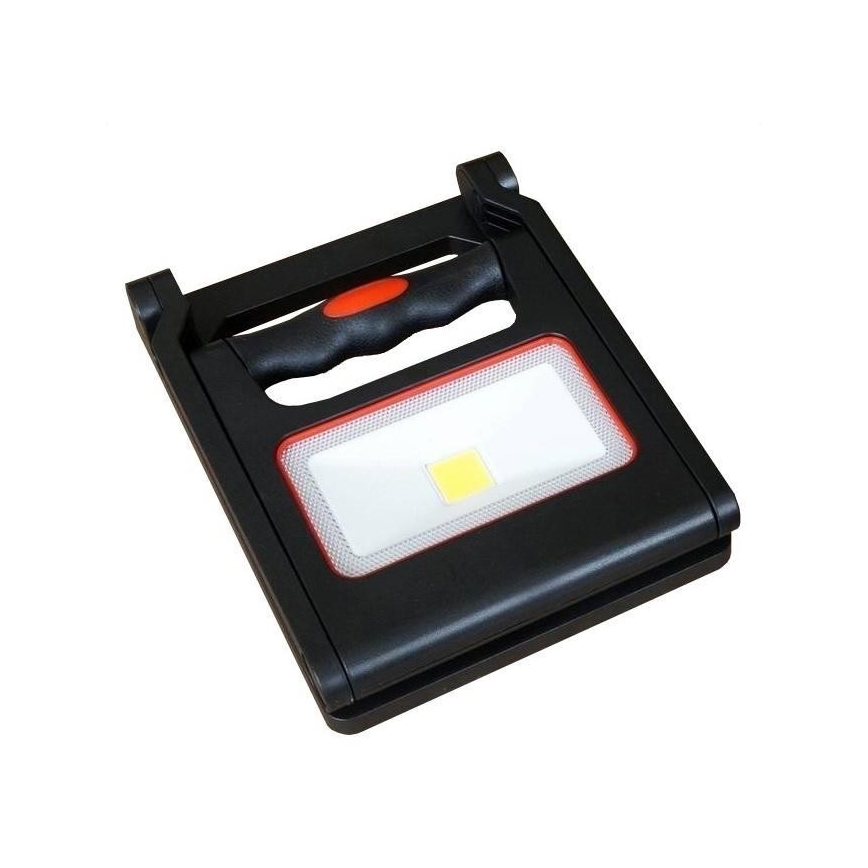 Dimmbarer, wiederaufladbarer LED-Scheinwerfer LED/10W/3,7V 4000 mAh IP54 schwarz