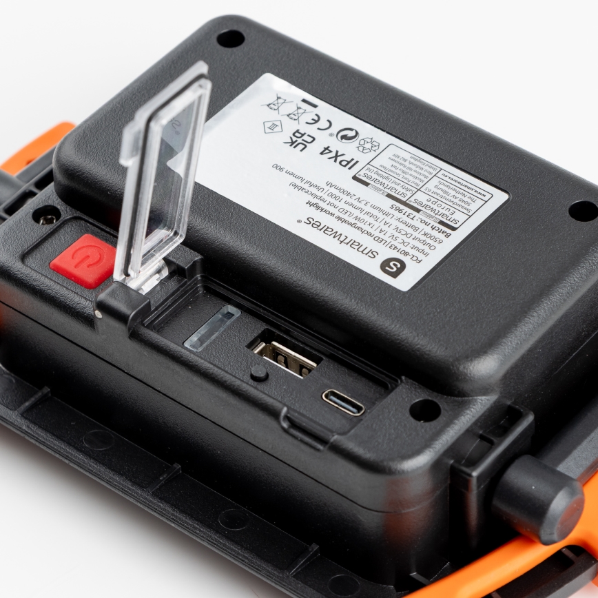 Dimmbarer wiederaufladbarer LED-Strahler 10W/5V USB 6500K IP44