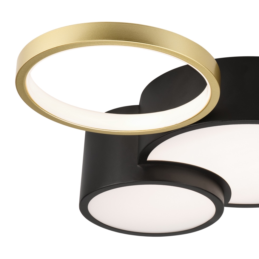 Dimmbares Deckenleuchte ALIZEE LED/30W/230V 3000-6500K Schwarz/Gold