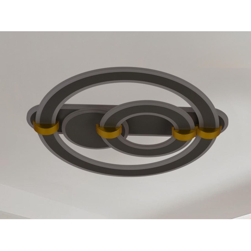 Dimmbares LED-Deckenlicht, 120W/230V, 3000-6500K + Fernbedienung