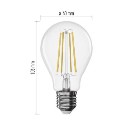 Dimmbares LED-Filament-Leuchtmittel A60 E27/7,5W/230V 2700K