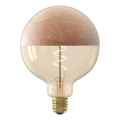 Dimmbares LED-Filament-Leuchtmittel mit kupferfarbener Kappe G125 E27/4W/230V 1800K CRI 90