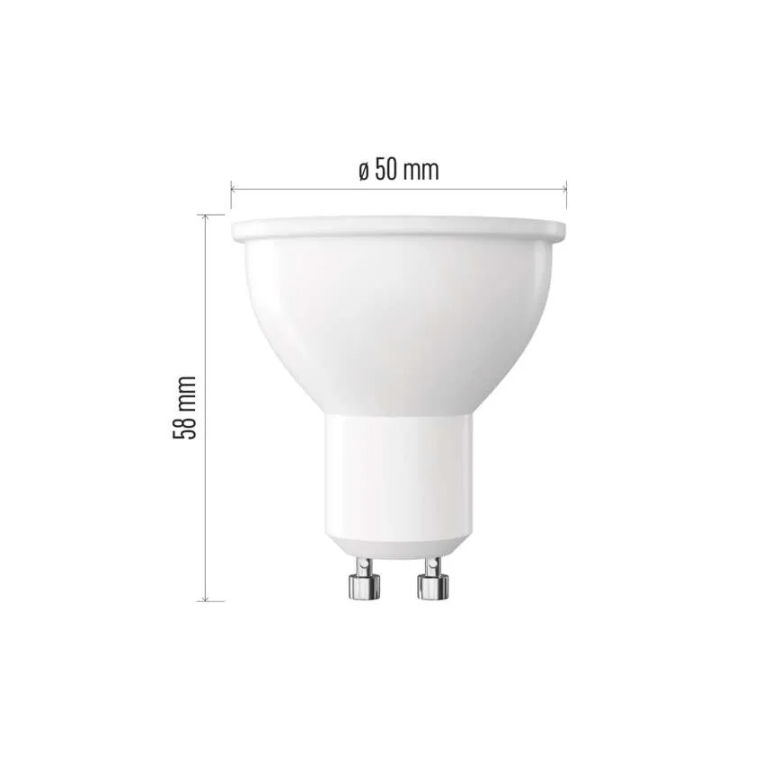 Dimmbares LED-Leuchtmittel MR16 GU10, 7W, 230V, 3000K