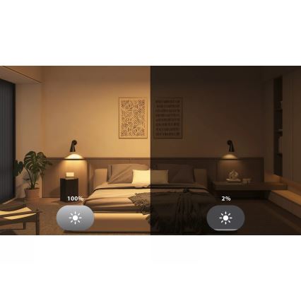 Dimmbares LED-Leuchtmittel Philips Hue WHITE E27/9,5W/230V 2700K