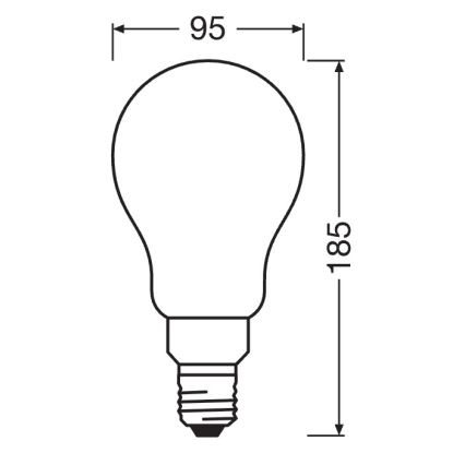 Dimmbares LED-Leuchtmittel STAR E27/24W/230V 4000K - Osram