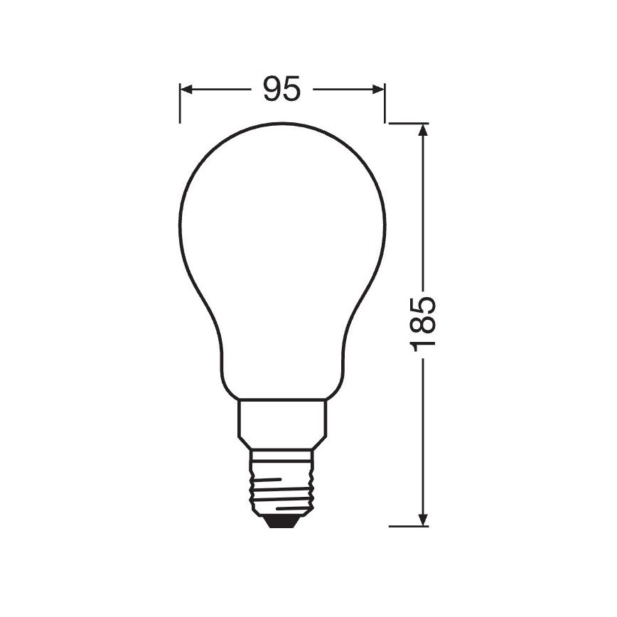Dimmbares LED-Leuchtmittel STAR E27/24W/230V 4000K - Osram