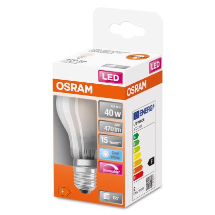 Dimmbares LED-Leuchtmittel SUPERSTAR CLASSIC A60 E27/4,8W/230V 4000K - Osram