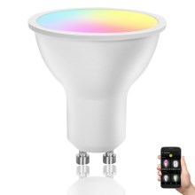 Dimmbares LED-RGBW-Leuchtmittel GU10/4,9W/230V 2700-6500K Wi-Fi - Aigostar