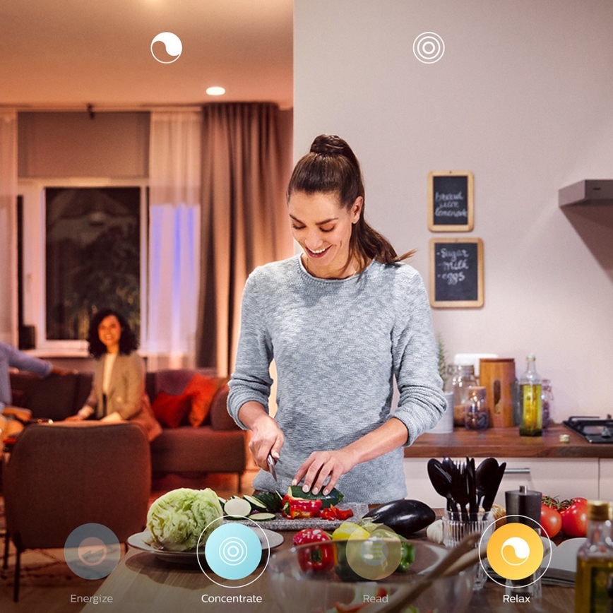 LED Dimmbare Glühbirne Philips HUE WHITE AND COLOR AMBIANCE GU10/5,7W/230V