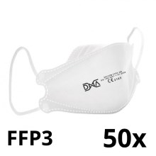 DNA-Atemschutzmaske FFP3 NR CE 2163 Medizinisch 50 Stck.