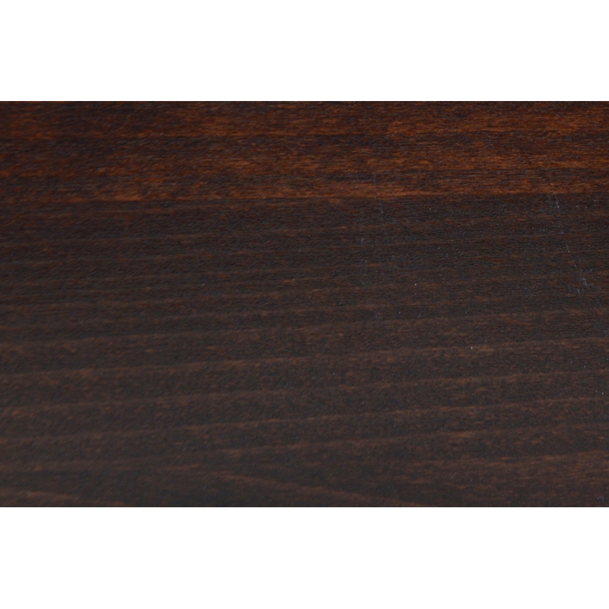 Doppelbett aus Massivholz mit Stauraum ANGELA 180x200 cm in dunkel Nussbaum