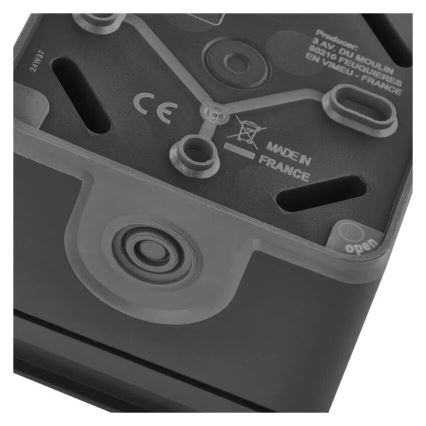 Doppelsteckdose für feuchte Umgebungen IP55