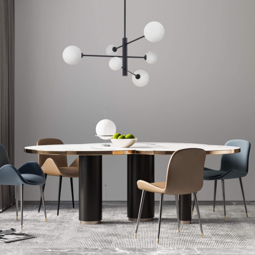 DORADO Stangen-Deckenleuchte 6xG9/40W/230V schwarz