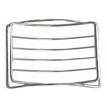 Drahtseifenschale 9x11,9 cm glänzender Chrom
