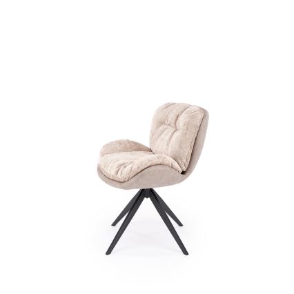 Drehbarer Essstuhl VIDA 1 Stk. beige