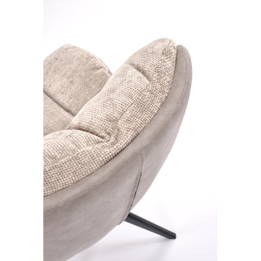 Drehbarer Essstuhl VIDA 1 Stk. beige