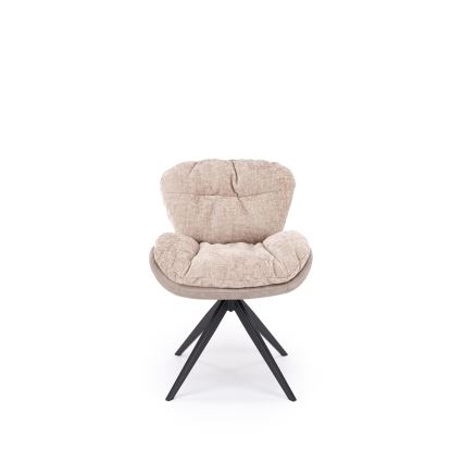 Drehbarer Essstuhl VIDA 1 Stk. beige