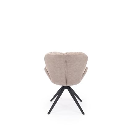 Drehbarer Essstuhl VIDA 1 Stk. beige