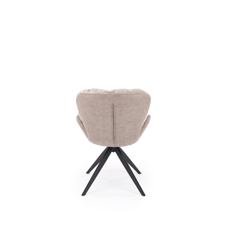 Drehbarer Essstuhl VIDA 1 Stk. beige