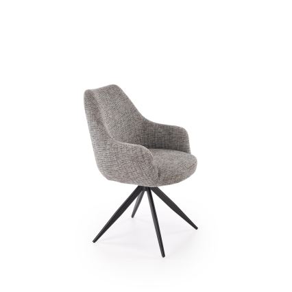 Drehbarer Esszimmerstuhl BRISA 1 Stk. grau