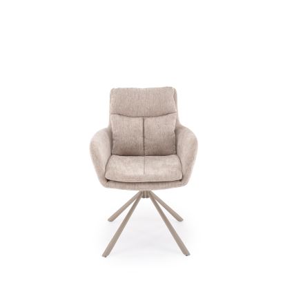 Drehbarer Esszimmerstuhl HALSA 1 Stück beige