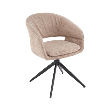 Drehbarer Esszimmerstuhl LIND, 1 St., beige