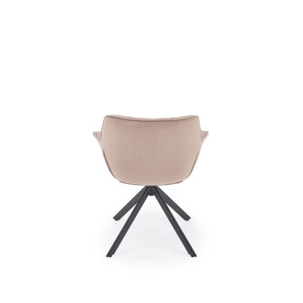 Drehbarer Esszimmerstuhl LUNE, 1 St., beige