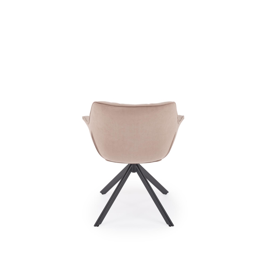 Drehbarer Esszimmerstuhl LUNE, 1 St., beige