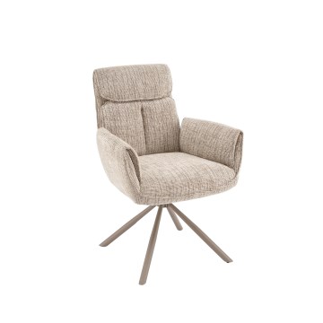 Drehbarer Esszimmerstuhl MARE 1 St. creme