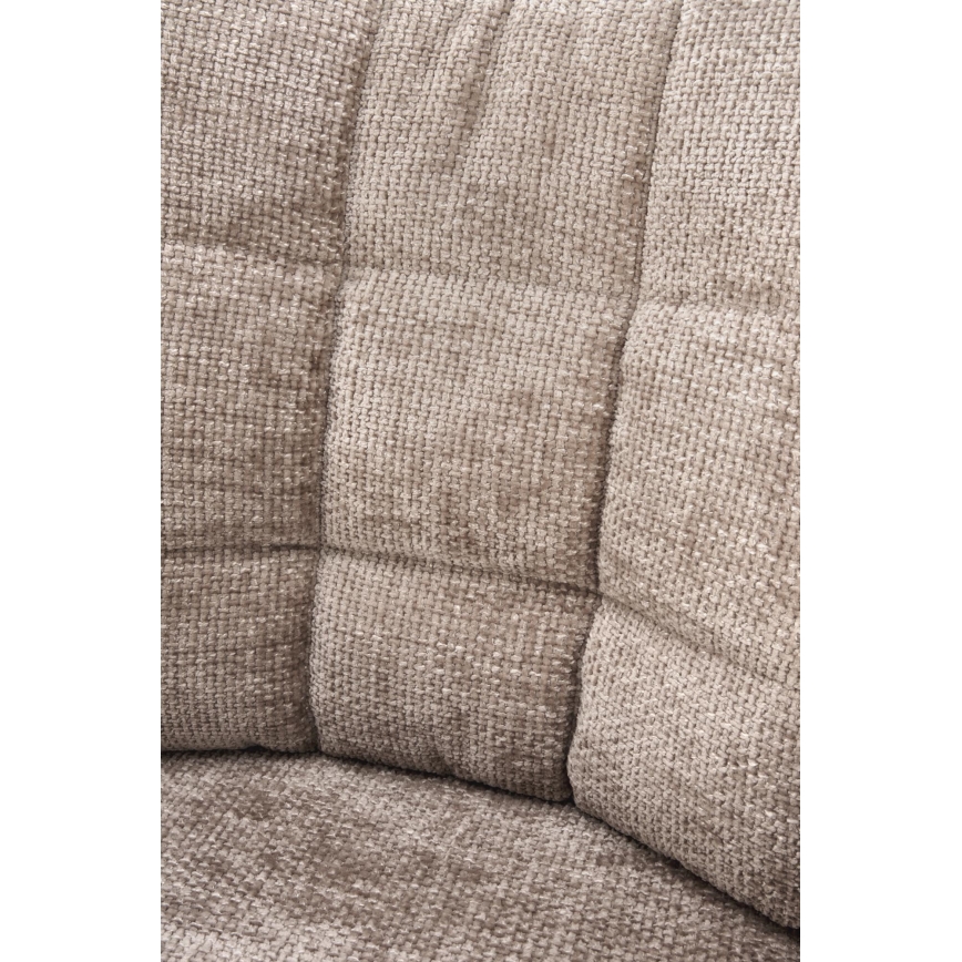 Drehbarer Esszimmerstuhl NUVO, 1 Stück, beige/schwarz