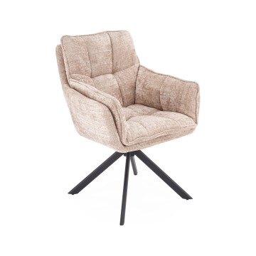 Drehbarer Esszimmerstuhl VENT 1 Stk. beige