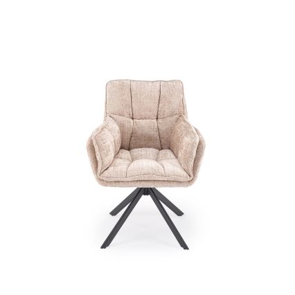Drehbarer Esszimmerstuhl VENT 1 Stk. beige