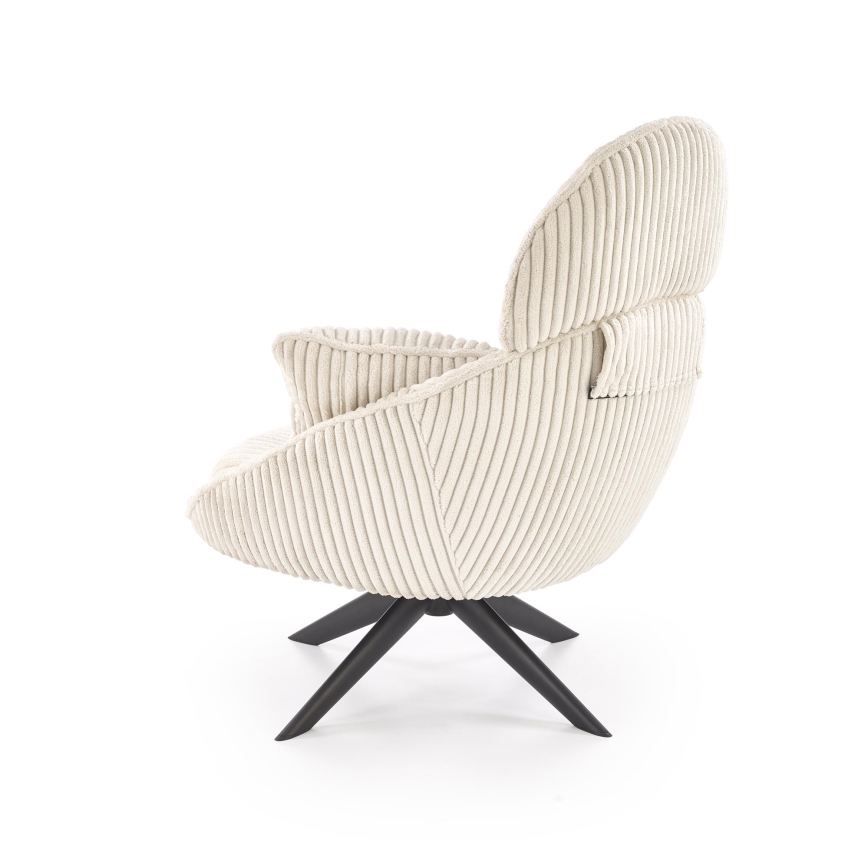 Drehbarer Sessel FORTE cremefarben