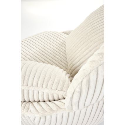 Drehbarer Sessel FORTE cremefarben