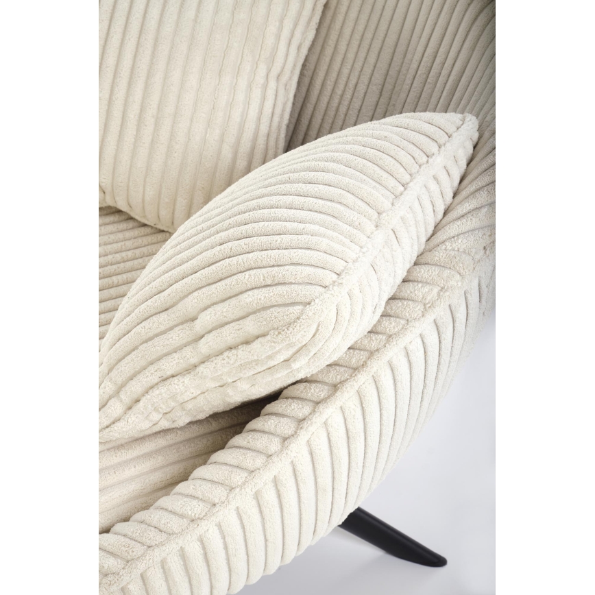 Drehbarer Sessel FORTE cremefarben