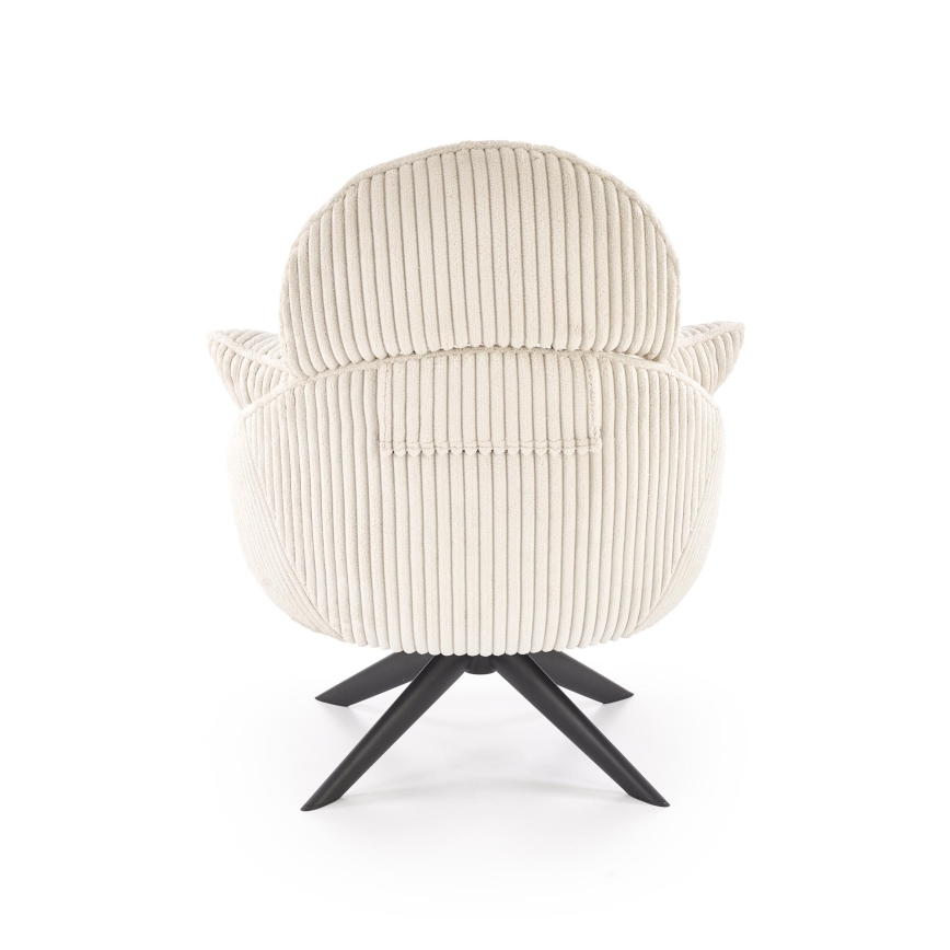 Drehbarer Sessel FORTE cremefarben