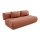 Dreisitzer-Klappsofa FANO braun