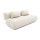 Dreisitzer-Klappsofa FANO cremefarben