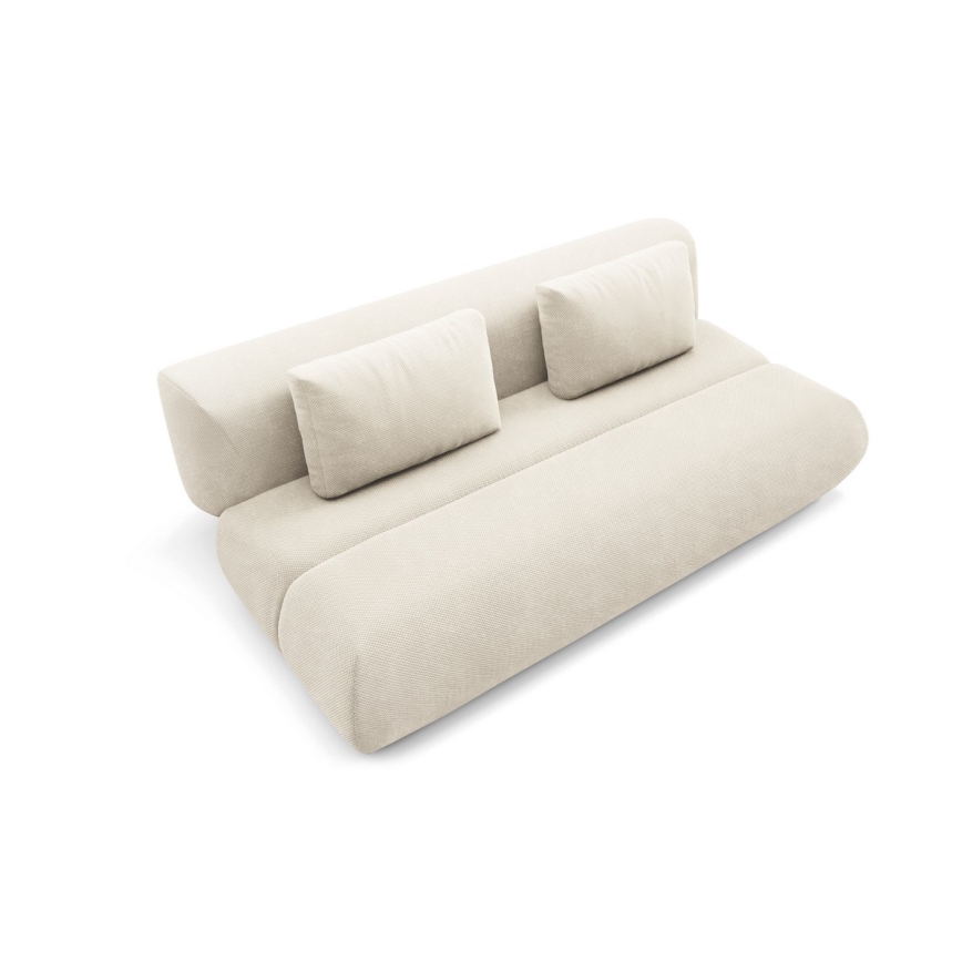 Dreisitzer-Klappsofa FANO cremefarben
